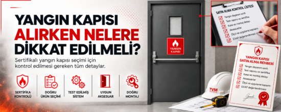 Sertifikalı Yangın Kapısı Nedir? EI 90 Sertifikası Alırken Nelere Dikkat Edilmeli?